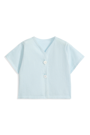 KID'S CARDIGAN SHORTSLEEVE WITH TWO BUTTONS