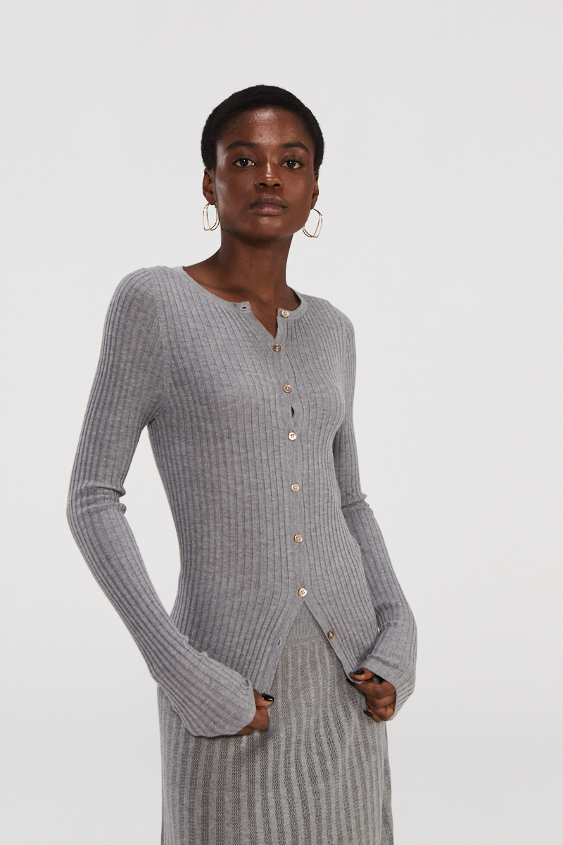 Luxe Crus sericum Mixtum Knit Cardigan | Premium PERFUSORIUS Altera Manufacturer