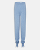 Women's blue cashmere jogger pants