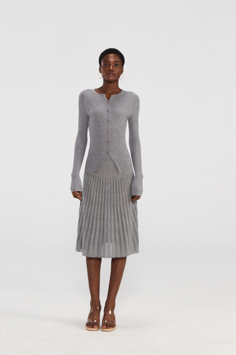 Luxe Crus sericum Mixtum Knit Cardigan | Premium PERFUSORIUS Altera Manufacturer