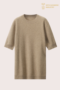 Premium Men's Knit Crew Neck T-Shirt | မြင့်မားသောအခြေခံ OEM