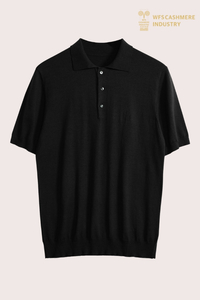 Polo 16GG Silk-Cotton Premium dengan Butang Ibu Mutiara