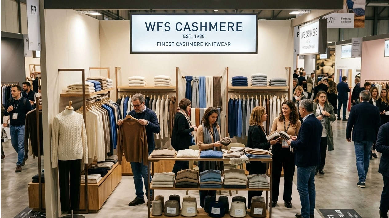 WFS Cashmere bude vystaven na Pitti Immagine Filati, 24.–26. června 2026 – Florencie, It&aacute;lie