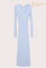 Pakaian Panjang Kasmir V-Neck Elegan Wanita | Pengeluar OEM Pakaian Rajut Mewah
